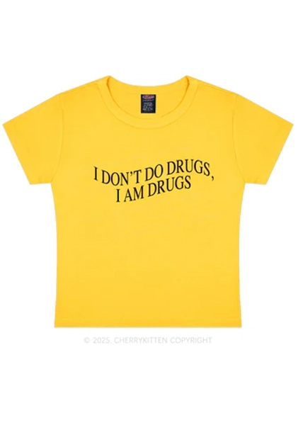 Cherrykitten I Am Drxgs Y2K Baby Tee for Sale