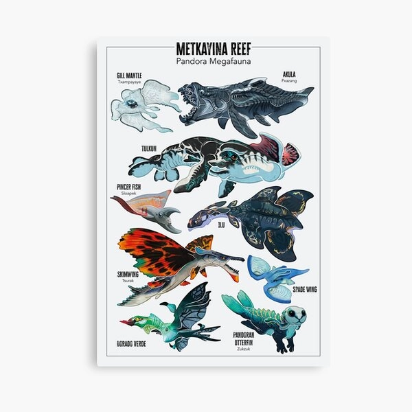 Metkayina Reef Megafauna Canvas Print