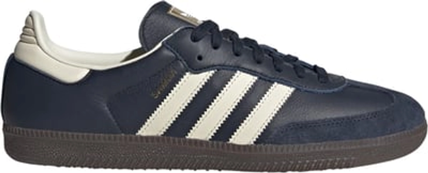 adidas Samba OG Shoes, Men's, M8.5/W9.5, Navy/Gum