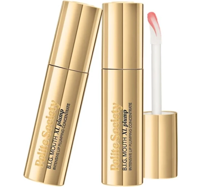 Polite Society B.I.G. Mouth XL Plump Duo Lip Plumping Concentrate Instantly Plumps Lips