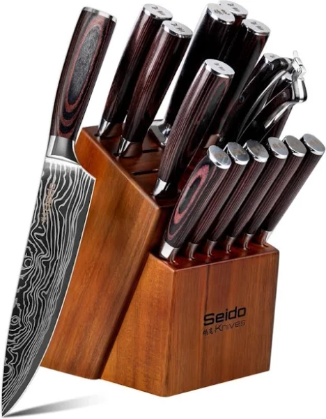 Seido Knives Master Chef Knife Block Set