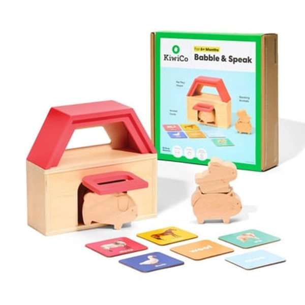 KiwiCo Activity Play Center 6m+ - Babble & Speak 11pc