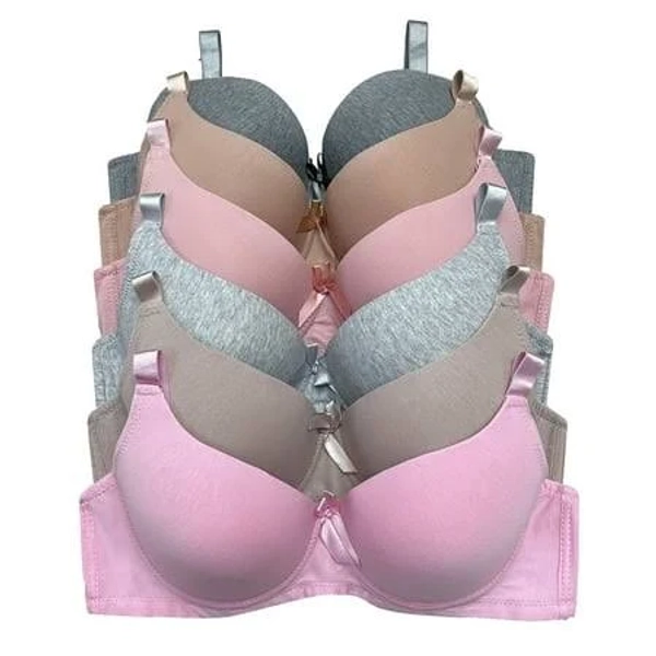 Pink Lover Women's 6-Pack T-Shirt Bras