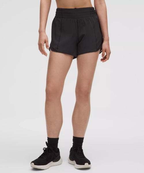 Hotty Hot High-Rise Lined Short 4" - Black - 0