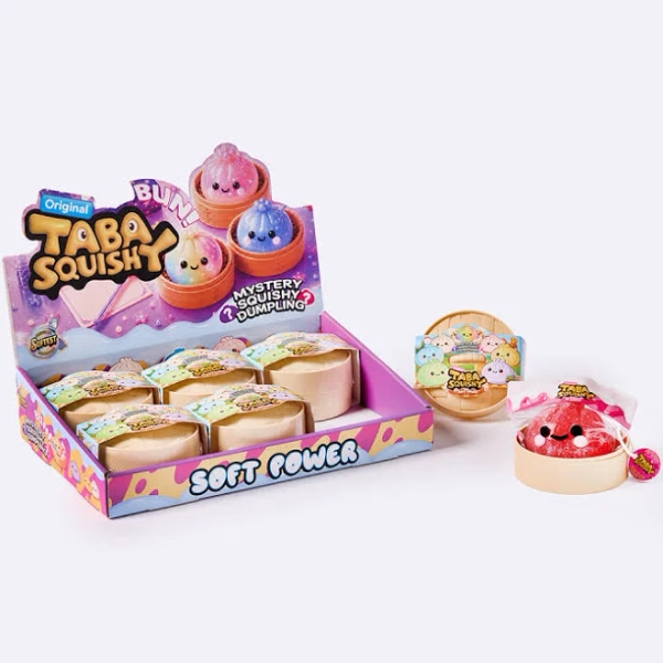 TABASQUISHY Mystery Dumpling Squishy Full Case Edition Display Box