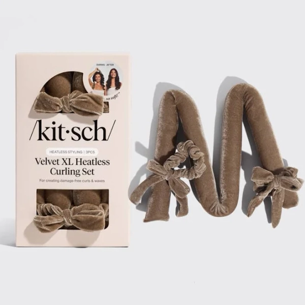 Kitsch Eucalyptus Velvet XL Heatless Curling Set