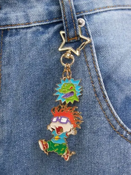 SHEIN Cartoon Zinc Alloy Keychain