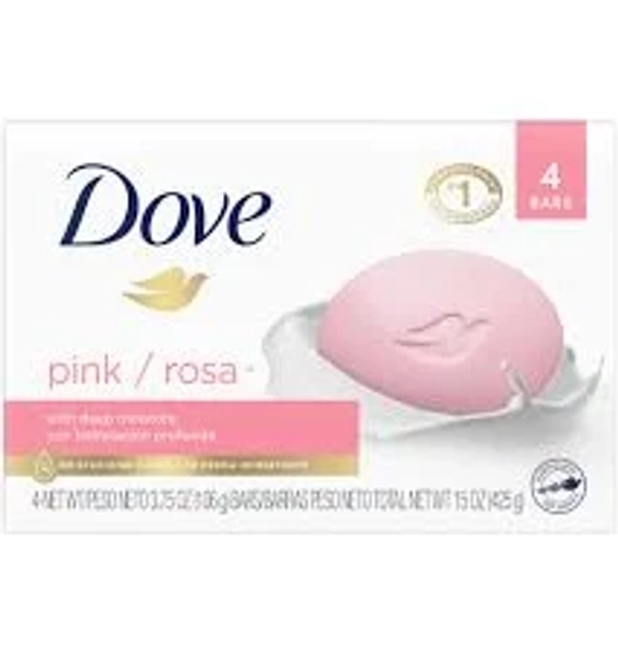 Dove Beauty Pink Deep Moisture Beauty Bar Soap - 3.75oz each