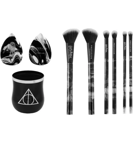 Profusion Cosmetics Harry Potter Deathly Hallows Blend Makeup Brush & Sponge Set