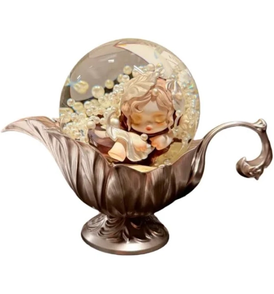 POPMART Genuine SKULLPANDA Table Series Crystal Ball Home Decoration Gifts Trendy Blind Box Toy