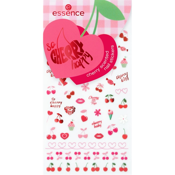 SO CHERRY happy cherry scented nail stickers