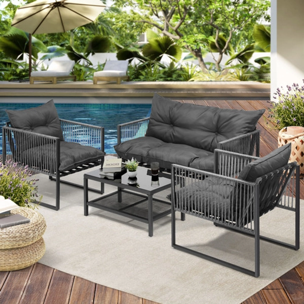 4 Seater Wilhelm Outdoor Lounge Set