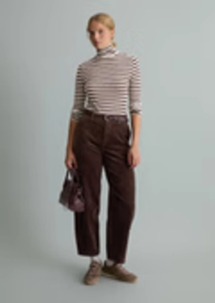Airin Barrel-Leg Cord Pants Made from organic stretch cotton
