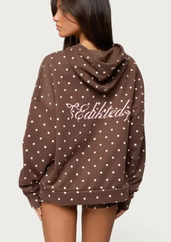 Chelsie Polka Dot Hoodie