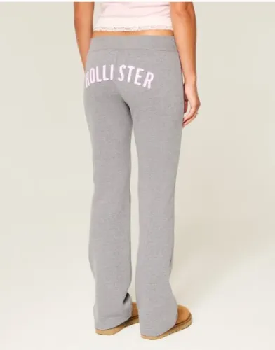 Women's Logo Graphic Boot Sweatpants | Women's Bottoms | HollisterCo.com