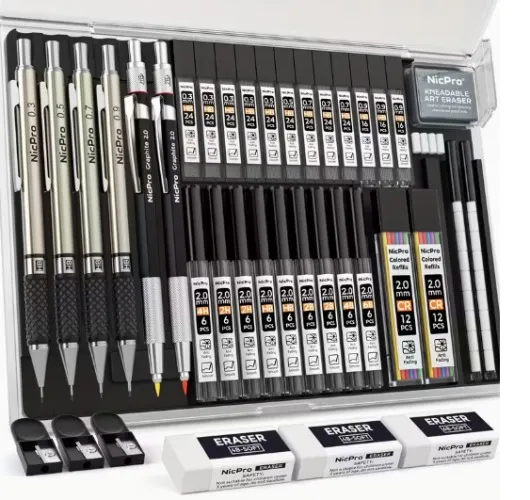 halloween gifts   34pcs art mechanical pencil set in - Temu
