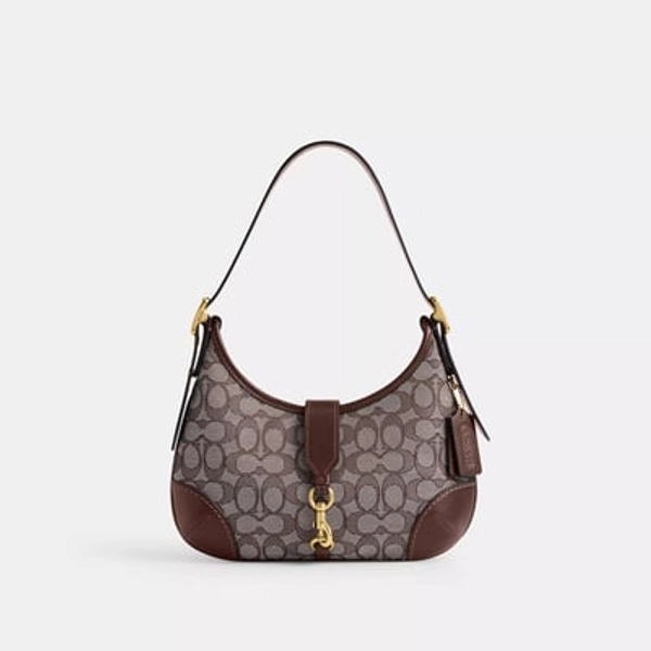 Coach Hamptons Hobo Bag In Signature Jacquard