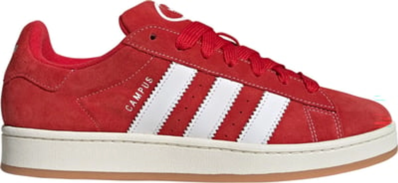 adidas Men's Campus 00s Shoes, Size 12.5, Red/White