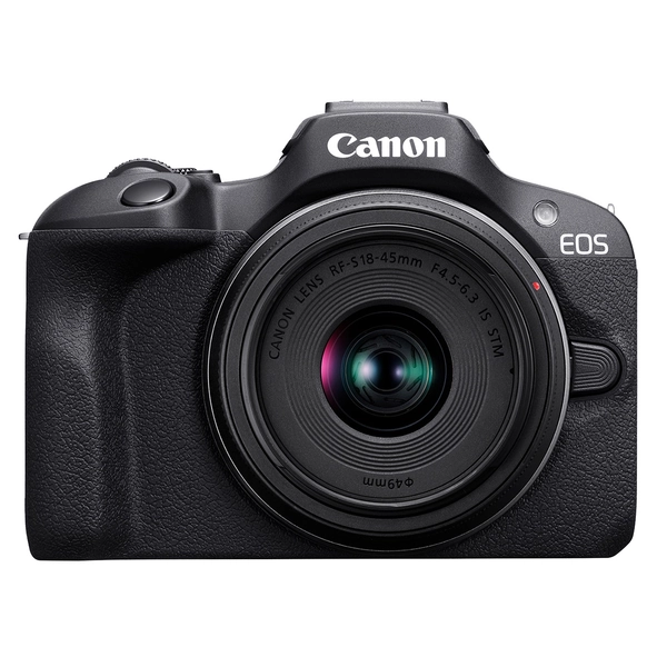 Canon Eos R100 Mirrorless Camera with Rf-s 18-45mm f/4.5-6.3 Is Stm Lens - Black