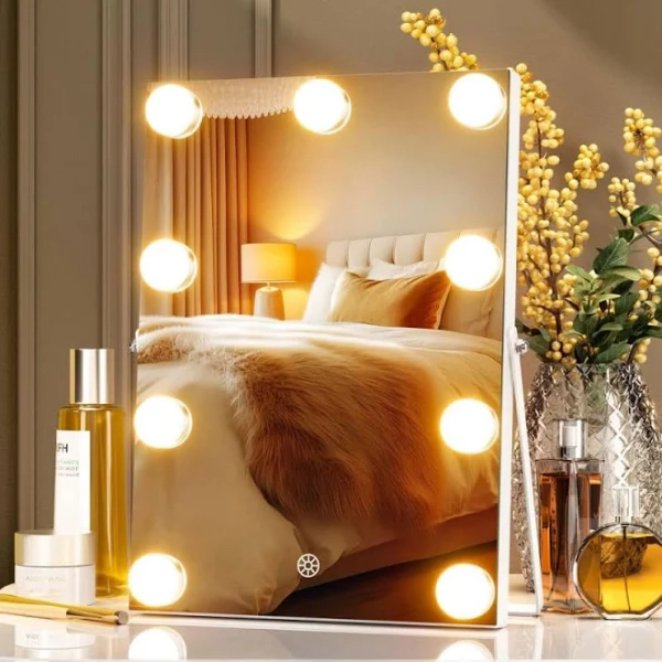 Vosuja Rectangle Framed LED Makeup Mirror
