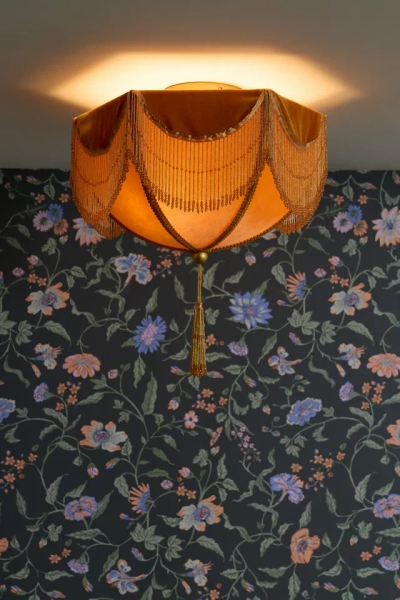 Modern Love Tassel-Fringed Flush Mount Light