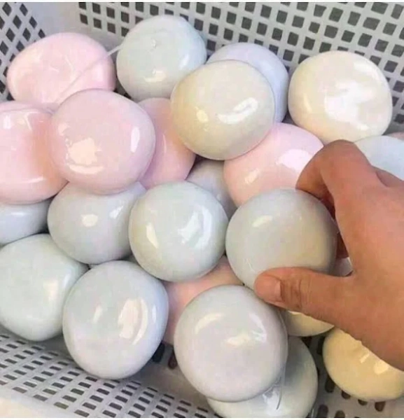 Random Color Soft Rice Cake Squishy Fidget Toys Stress Relief Sensory Spinner Adult Kids Stretchable Cute Textured ABS Novelty Gag Daily Re