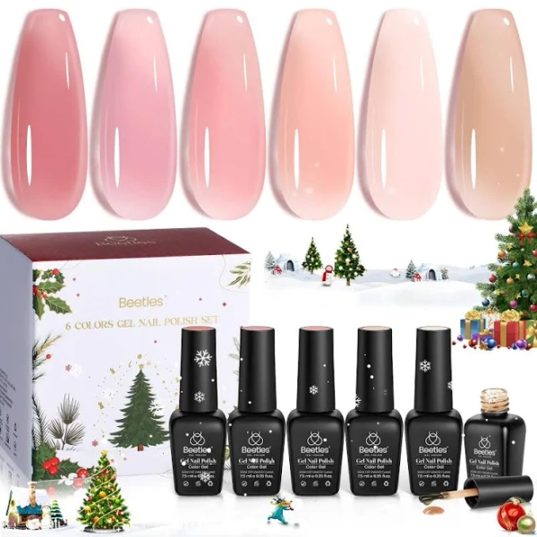 Beetles Gel Polish Veil of Heaven 6 Colors Set
