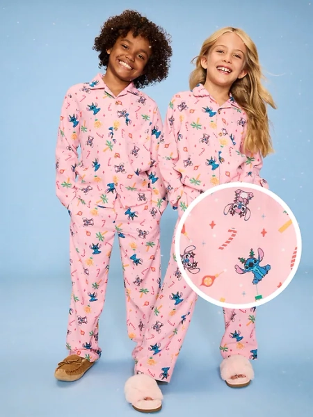 Old Navy x Disney Gender-Neutral Button-Front Graphic Pajama Set for Kids