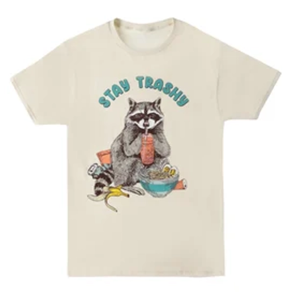'Stay Trashy' Racoon Graphic Tee | Five Below
