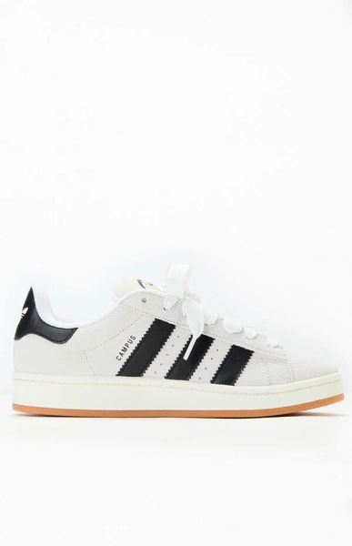 Women's White & Black Campus 00s Sneakers