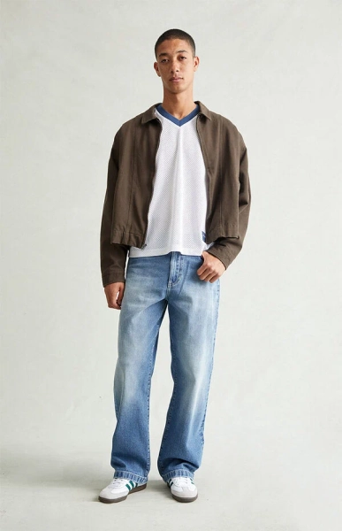 Dylan Baggy Jeans Medium Blue Tint