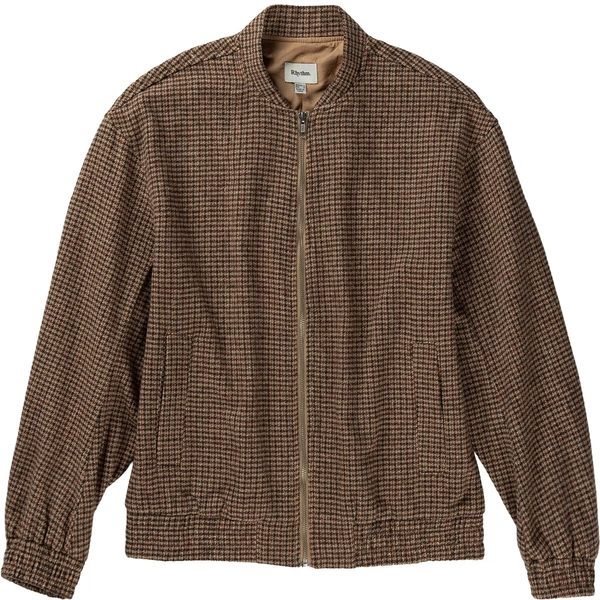 Rhythm Check Oversized Bomber Jacket - Women's Brown, XS