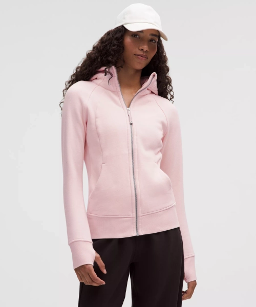 Scuba Full-Zip Hoodie - Blissful Pink - 12