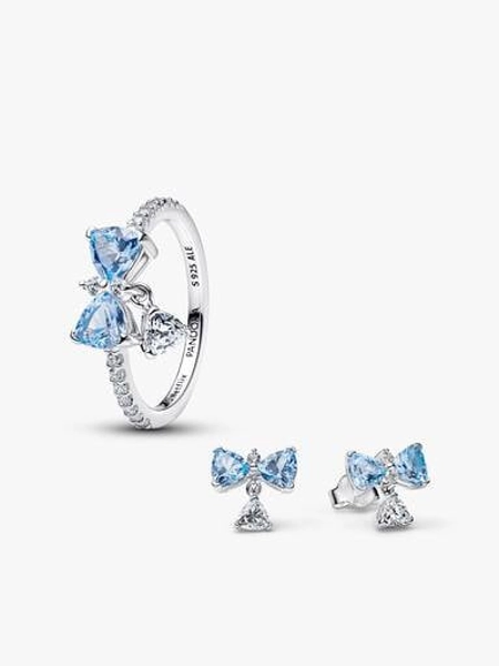 Bridgerton Blue Bow Set