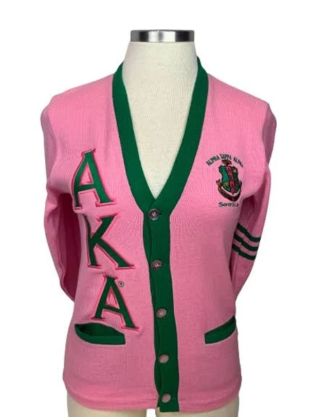 Embroidered Varsity Cardigan