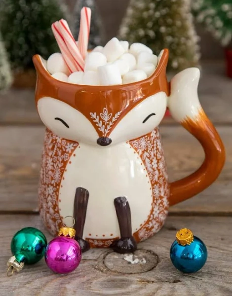 Natural Life Cozy Fox Folk Mug