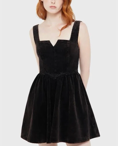 Killstar - Elderroot Mini Brown - Dress - brown - XL - 100% Cotton