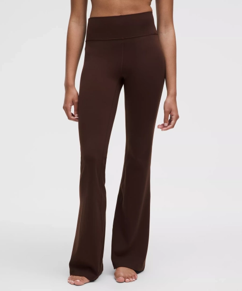 groove nulu high rise flared pant regular size 10 - solar gray