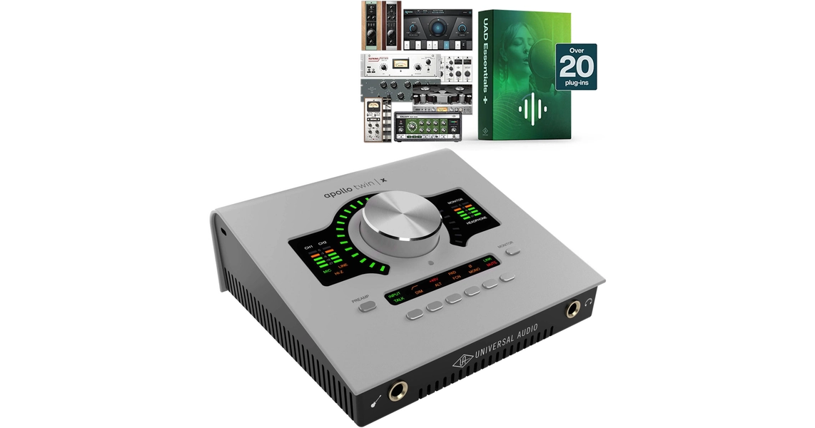 Universal Audio Apollo Twin X QUAD Gen 2 Thunderbolt 3 Audio Interface with UAD Audio Classics Bundle