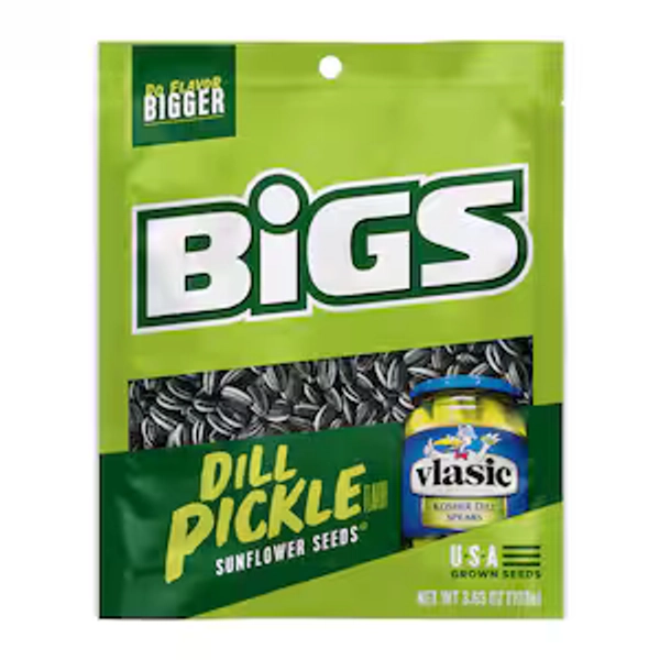 Bigs Dill Pickle Flavor Sunflower Seeds, 1-ct.