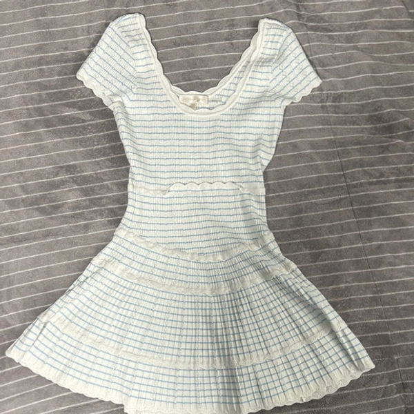 LoveShackFancy Elisavette Mini Dress In Sailor Stripes Women’s Size XS NWT