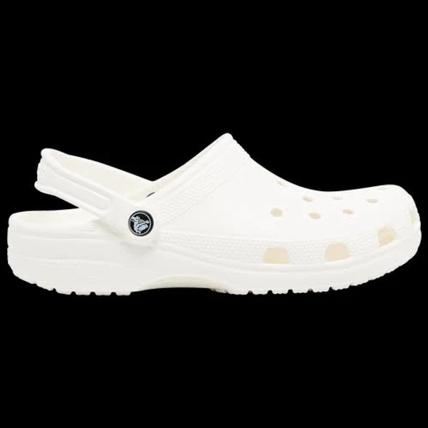 Crocs Womens Classic Clogs - Shoes White/White Size 05.0