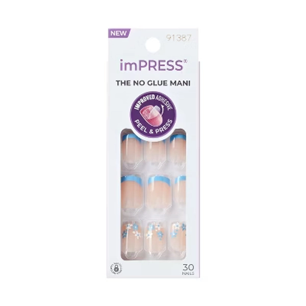 KISS Products imPRESS Press-On Manicure Fake Nails - Snooze - 33ct