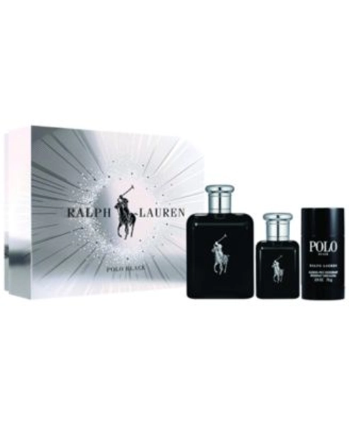 3-Pc. Polo Black Eau de Toilette Men’s Fragrance Trio Gift Set