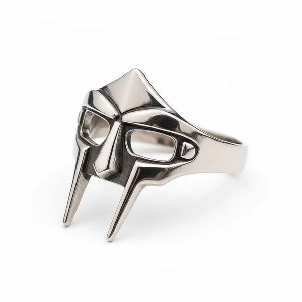 MF DOOM Mask Ring, Handmade Sterling Silver Antique Finish, Tone Hip Hop Jewelry, - Etsy