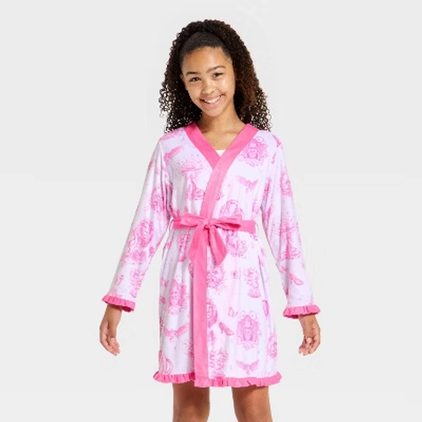 Girls' Wicked x Katie Kime Robe - White S