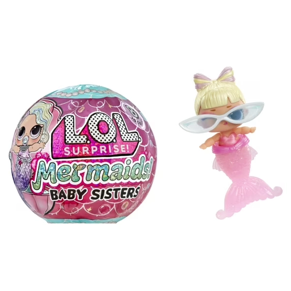 LOL Surprise Mermaids Baby Sisters with Color Change Tails Ages 4+