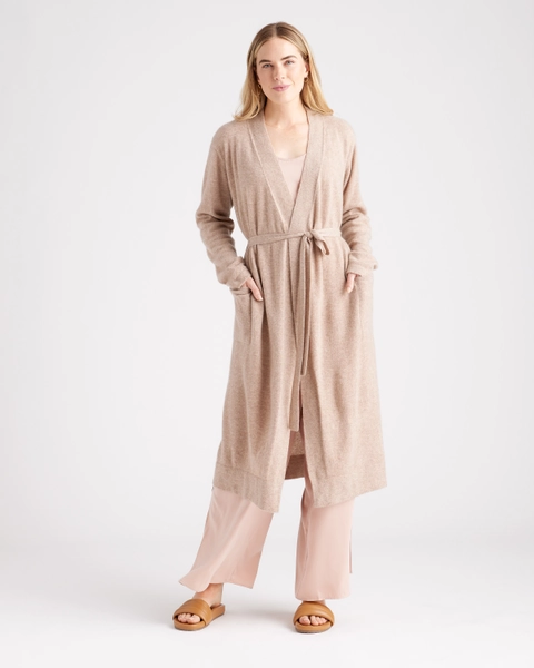 Cashmere Robe | Quince in Oatmeal