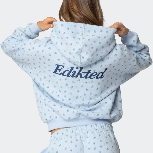 Edikted Women's Flower Power Hoodie