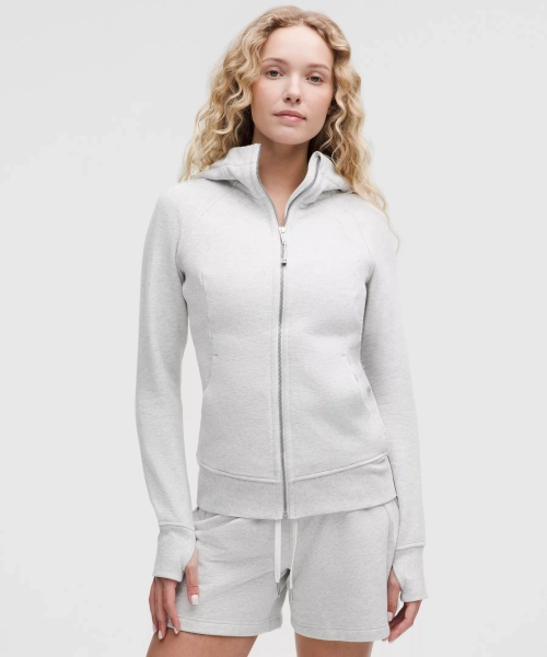 Scuba Full-Zip Hoodie - Heathered Core Ultra Light Grey - 18
